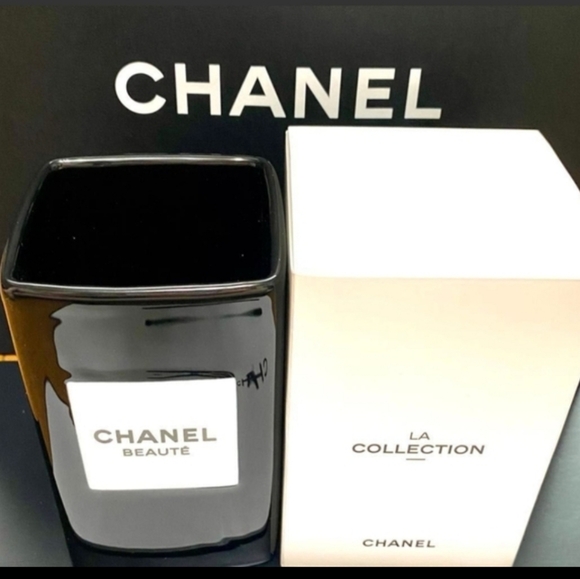 CHANEL New 2 Items La Collection Glass Black & Zippy Holder Clutch New Authentic - Picture 3 of 3